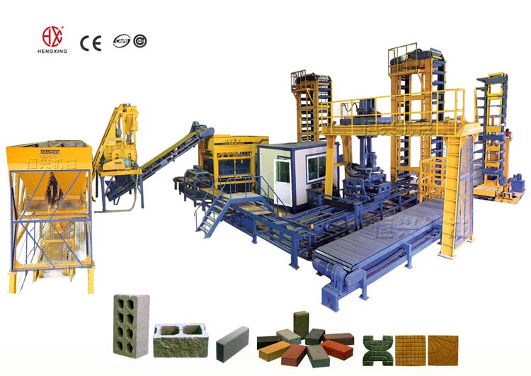 磚機全自動線 全自動砌(qì)塊成型(xíng)機 全自動免燒磚(zhuān)機設備